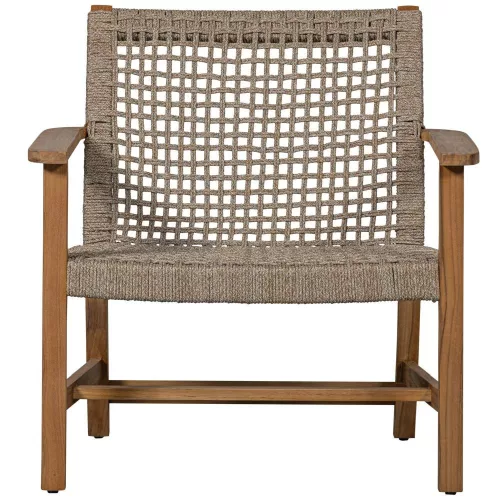 Copper outdoor armchair