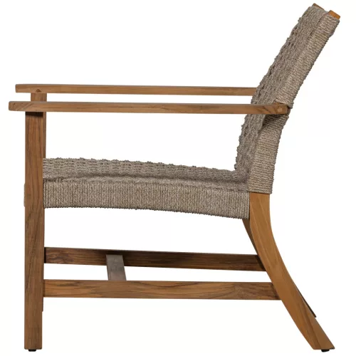 Copper outdoor armchair