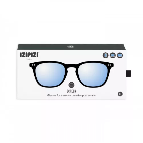 IZIPIZI TRAPEZOID E monitor glasses, black +0.00
