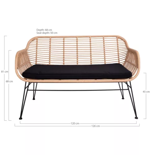 Trieste outdoor sofa