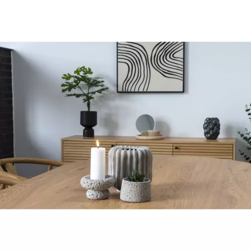 Szürke candle holder