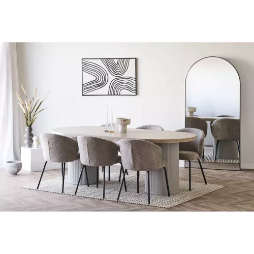 Solva dining table, oval 
