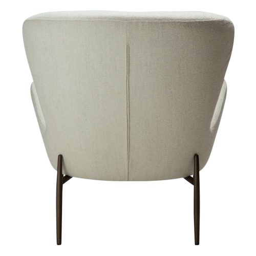 GLAM lounge armchair, low