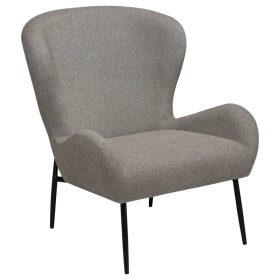 GLAM lounge armchair, low