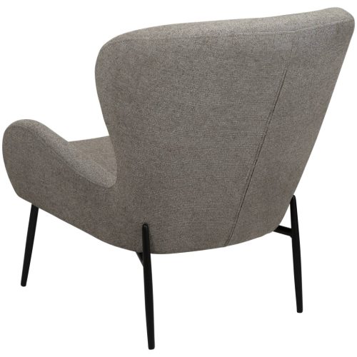 GLAM lounge armchair, low