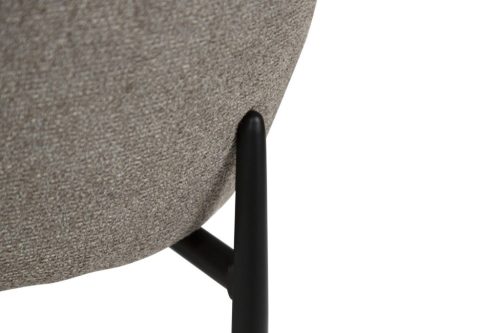 GLAM lounge armchair, low