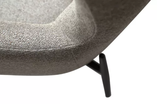 GLAM lounge armchair, high