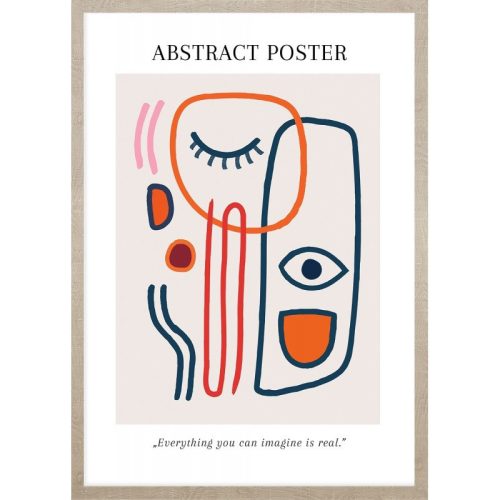 Abstract colorful faces no.1 kép