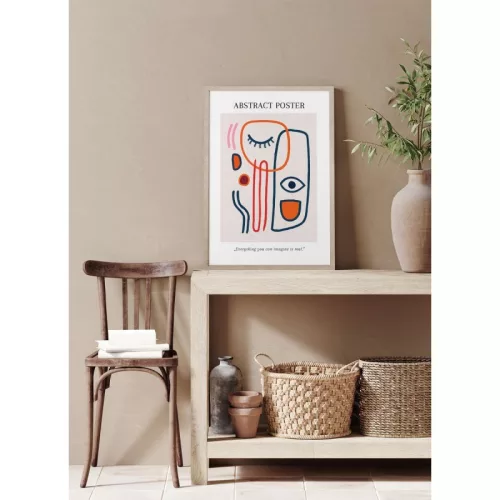 Abstract colorful faces No.1 picture