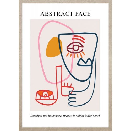Abstract colorful faces no.2 kép
