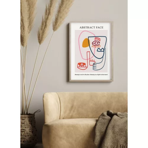 Abstract colorful faces No.2 picture