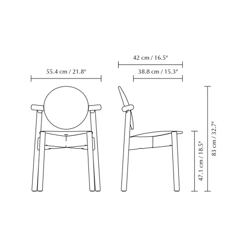 Heiko design szék