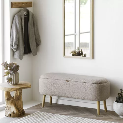 Harlow bench with storage