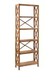 X- shelf 6 polcos, olajozott tölgy, 198 cm