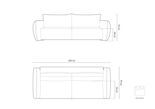 Kaelle sofa bed