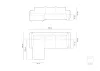 Kaelle sofa bed with ottoman