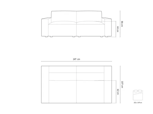 Jodie sofa bed