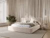 Jodie double bed with double headboard