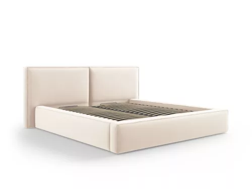 Jodie double bed with double headboard