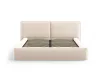 Jodie double bed with double headboard