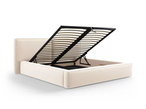 Jodie double bed with double headboard