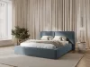 Jodie double bed with double headboard