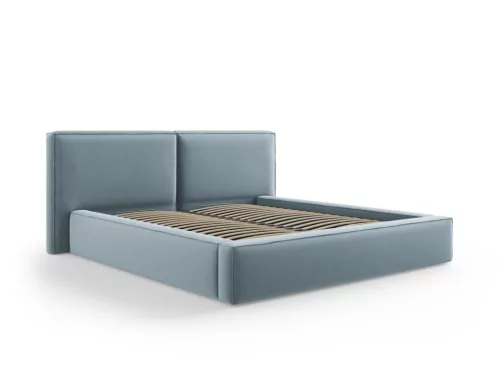 Jodie double bed with double headboard