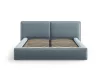 Jodie double bed with double headboard