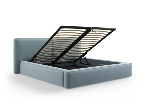 Jodie double bed with double headboard