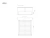 Jodie double bed with double headboard