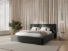 Jodie double bed with double headboard