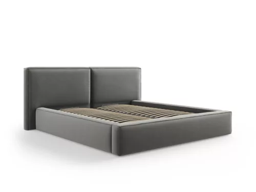 Jodie double bed with double headboard