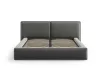Jodie double bed with double headboard