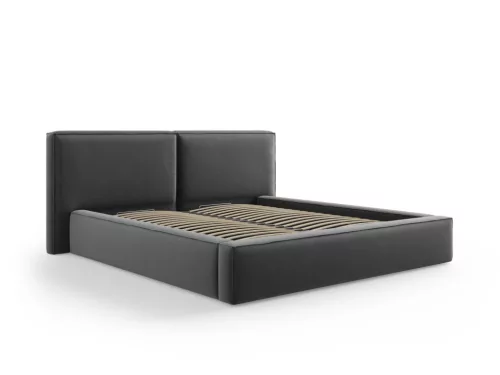Jodie double bed with double headboard