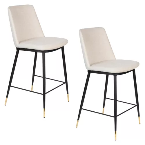 Lionel counter bárszék, bézs, fekete fém láb