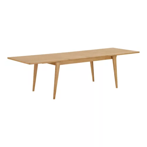 Darwin extendable dining table, with two extension leaf