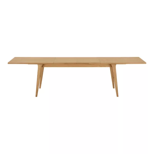 Darwin extendable dining table, with two extension leaf