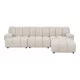 Taza 3,5 seater sofa, with pouf, right