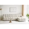 Taza 3,5 seater sofa, with pouf, right