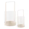 Hurricane candle holder, set of 2