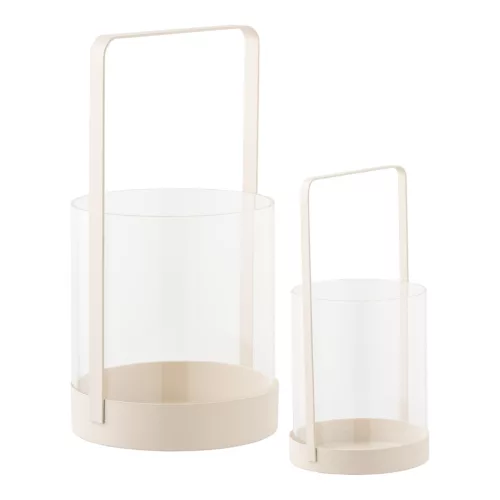 Hurricane candle holder, set of 2