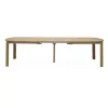 Ovalis extendable dining table
