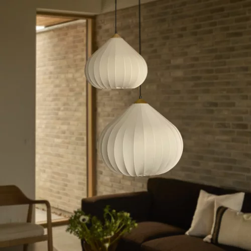 Onion pendant lamp