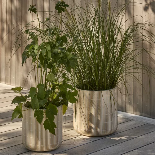 Haukefjell kültéri kaspó 2 db