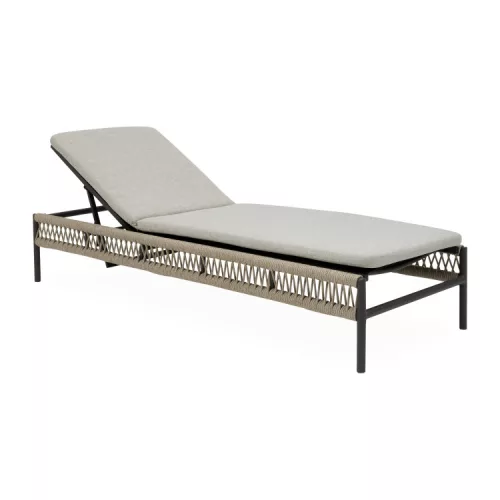 Oblic sun lounger