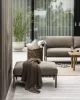 Horizon garden corner sofa with open end