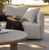 Faro két személyes kerti kanapé ottománnal, balos