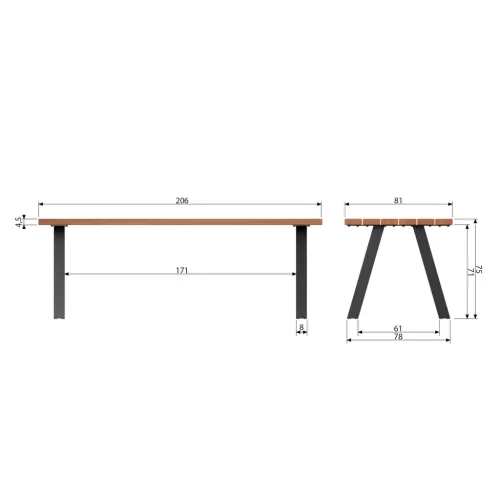 Tablo garden table
