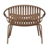 Bruce garden lounge chair with footrest