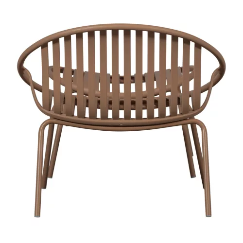 Bruce garden lounge chair with footrest